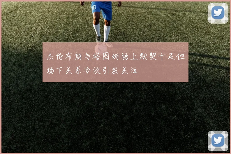 杰伦布朗与塔图姆场上默契十足但场下关系冷淡引发关注